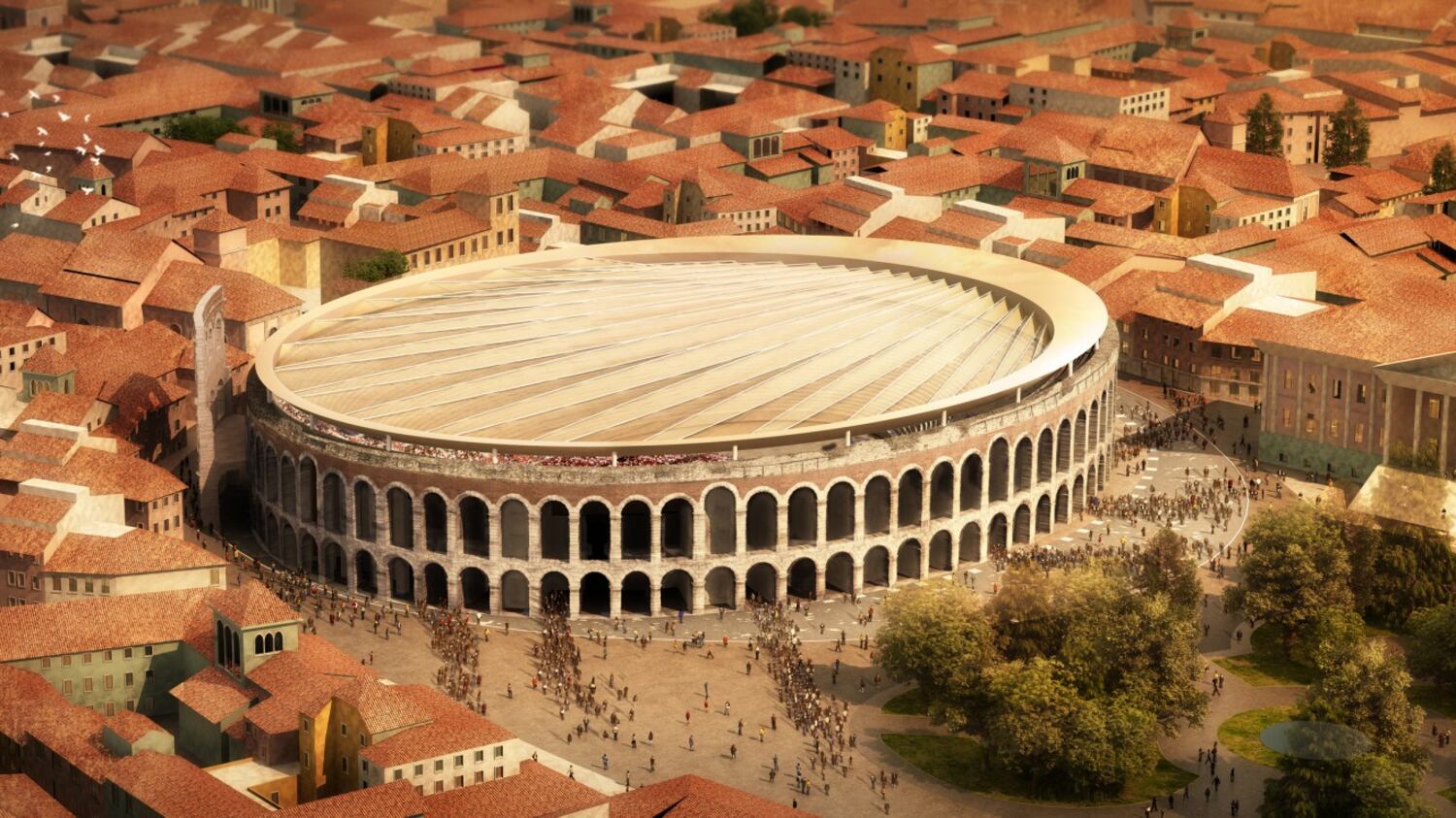 I privati salvano l'Arena Una copertura high tech sull'anfiteatro romano