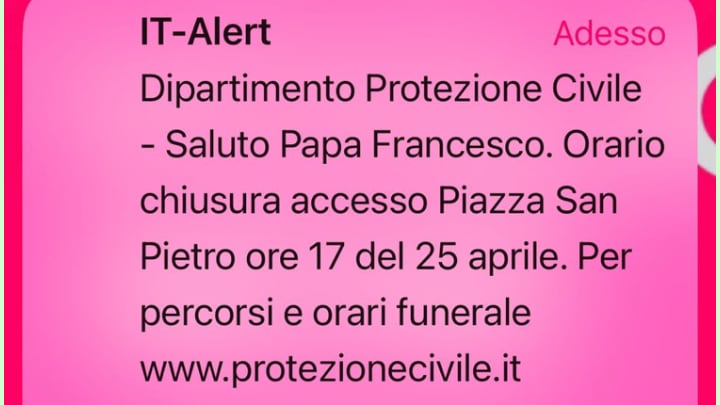 A Roma scatta l'IT-Alert, ma è polemica. Cosa è successo