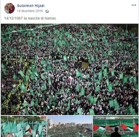 Screenshot sul profilo Facebook di Hijazi 8