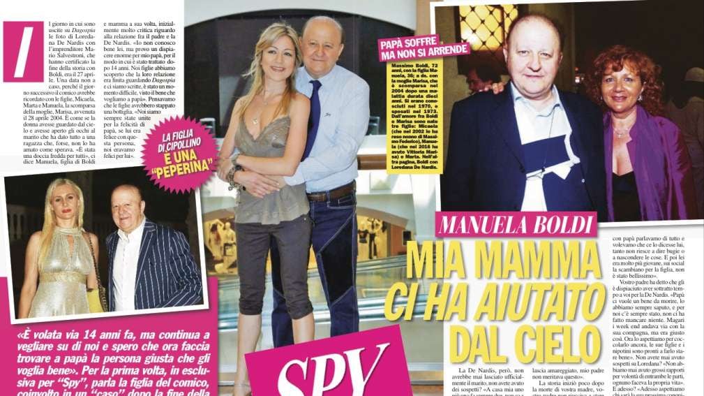 La figlia di Boldi: "Papà ha dato il mondo alla De Nardis, non si meritava questo"