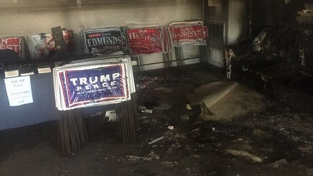 Molotov contro una sede repubblicana in North Carolina