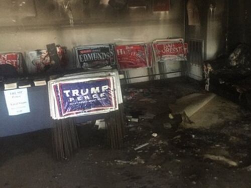 Molotov contro una sede repubblicana in North Carolina