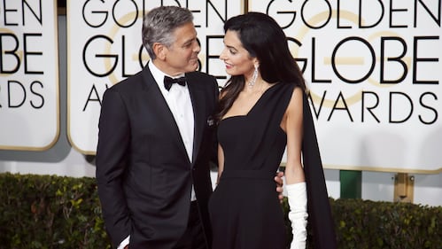 Amal e George Clooney ai Golden Globe 7