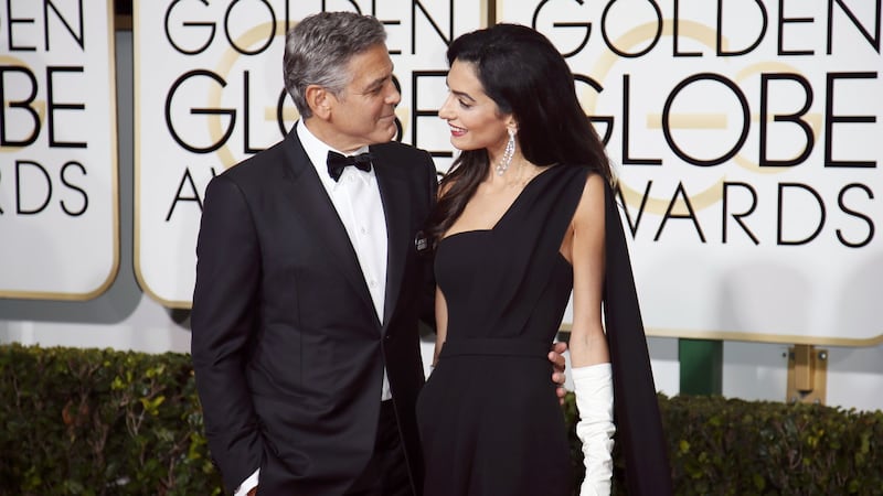 Amal e George Clooney ai Golden Globe 7