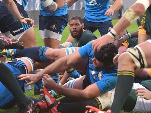 Rugby, storica prima volta: l’Italia batte il Sudafrica