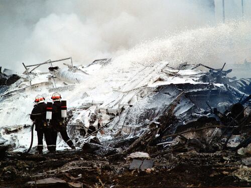 Le fiamme, poi lo schianto: il pezzo di metallo buttò a terra il Concorde