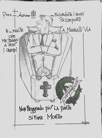 La vignetta del giorno: Conte si finge morto 1