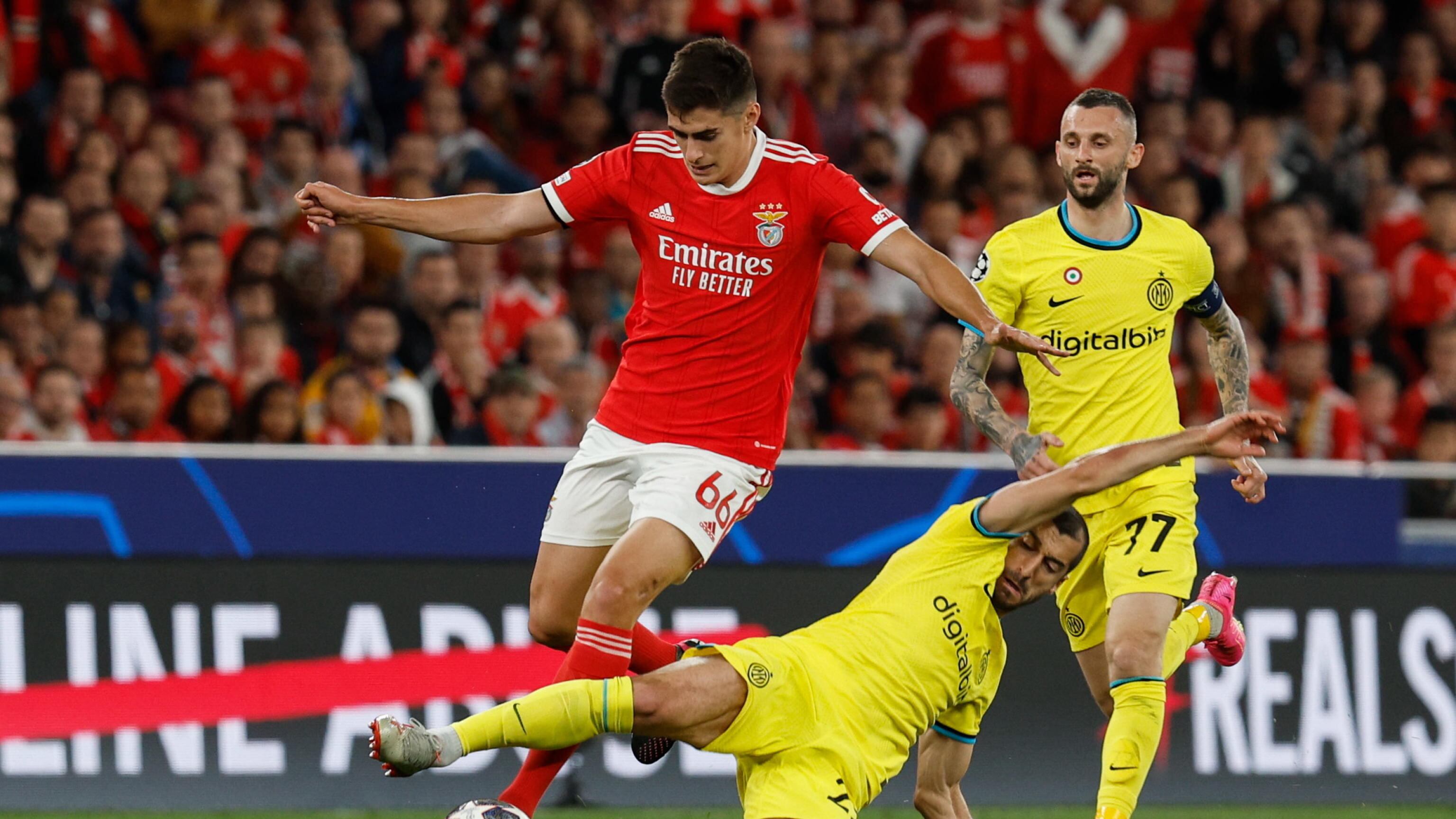 Le pagelle di Benfica-Inter, i migliori e i peggiori della partita