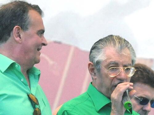 Bossi-Calderoli, rissa sul palco
