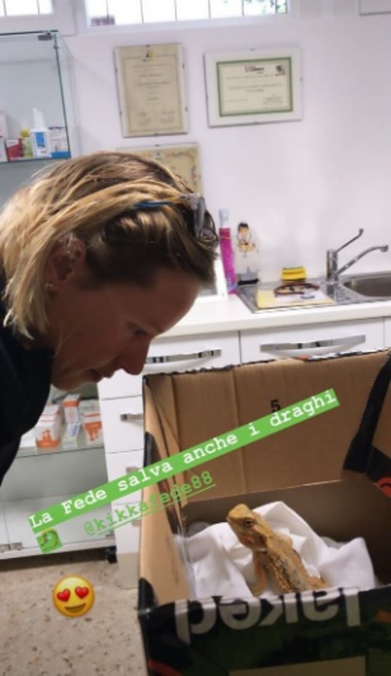 Federica Pellegrini con il drago
