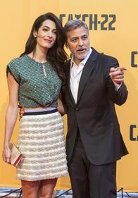 George Clooney a Roma per la premiere italiana di "Catch-22" 8