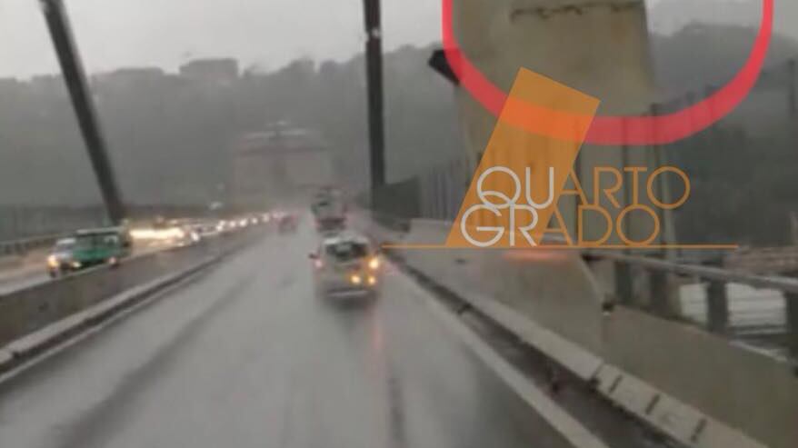 Ponte Morandi, il nuovo video. La crepa poco prima del crollo