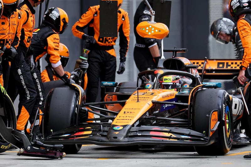 F1 Ungheria gara Piastri pitstop