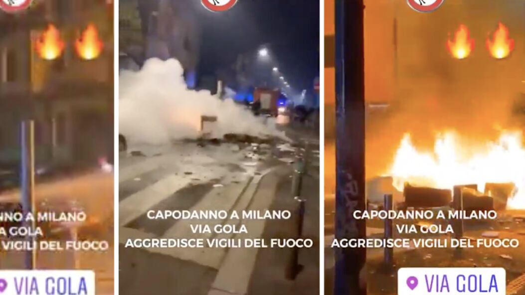 Vigili del fuoco accerchiati e presi a bottigliate: spunta il video choc