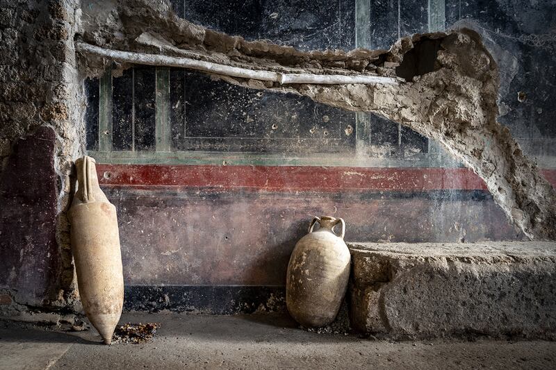 Pompei, le foto del complesso termale scoperto alla Regio IX 2