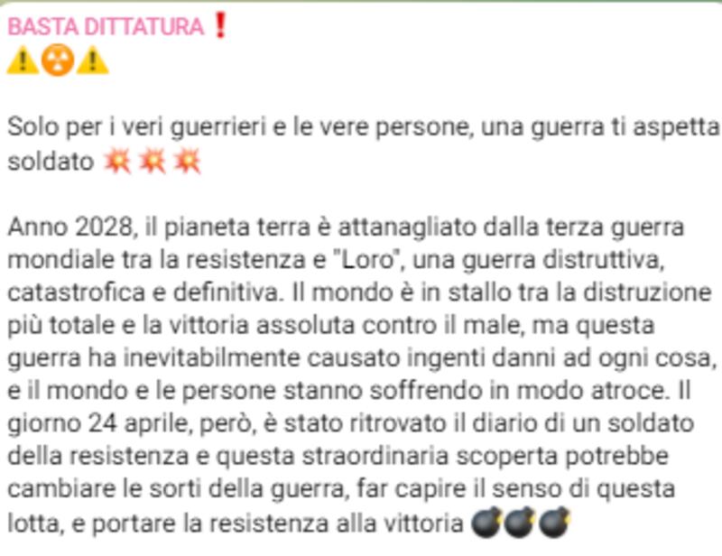 Post Telegram