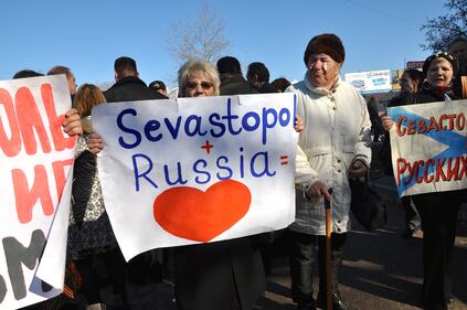 Le proteste degli attivisti filo russi 1