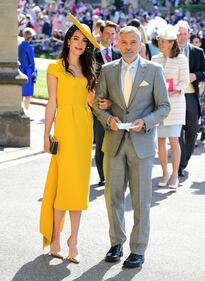 Royal Wedding: George Clooney e Amal alle nozze 2
