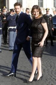Il ministro Boschi e il fratello preda dei flash al Quirinale 4