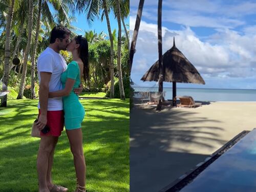 Belen Rodriguez fuga d'amore alle Maldive con Elio nel resort di lusso