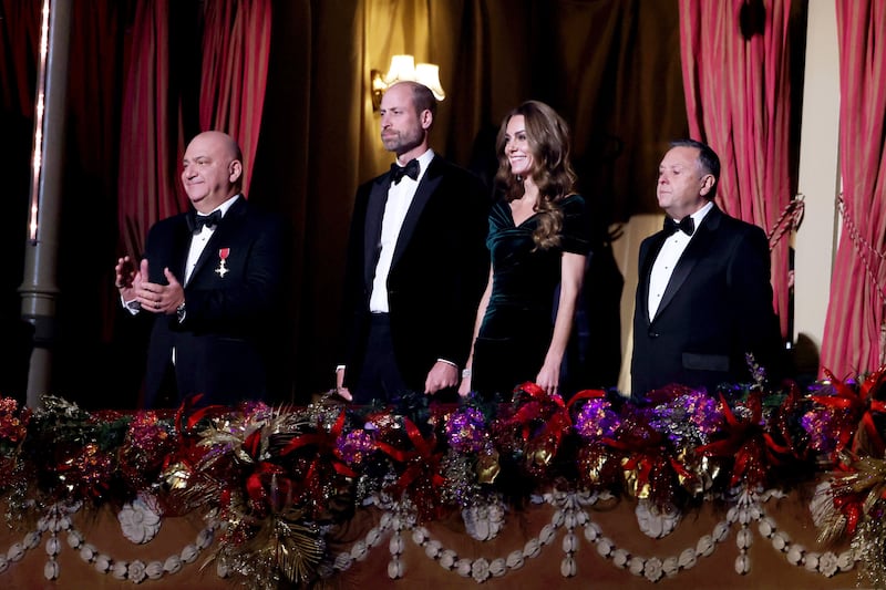 William e Kate al Royal Variety Performance 2025 1