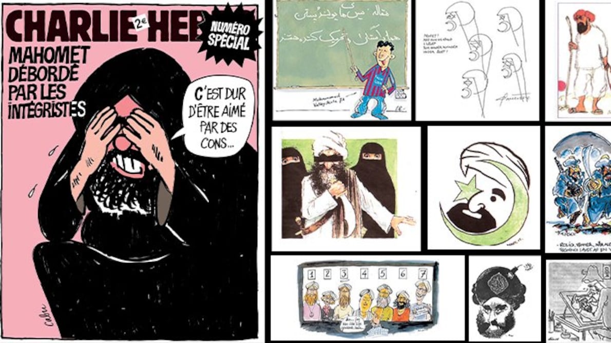 Charlie Hebdo ripubblica le vignette su Maometto