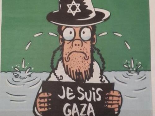 La vignetta anti-Israele beffa Charlie Hebdo: "Je suis Gaza"