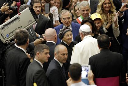 L'incontro in aula Nervi tra il Papa ed Emma Bonino 4