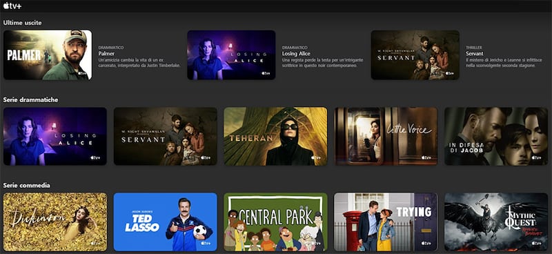 Apple TV+: il catalogo