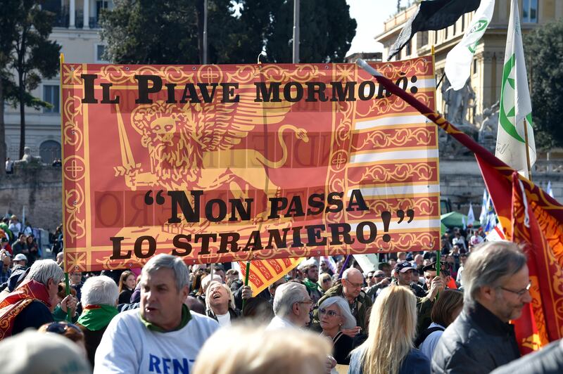 La "discesa" del Carroccio su Roma: la piazza leghista 18