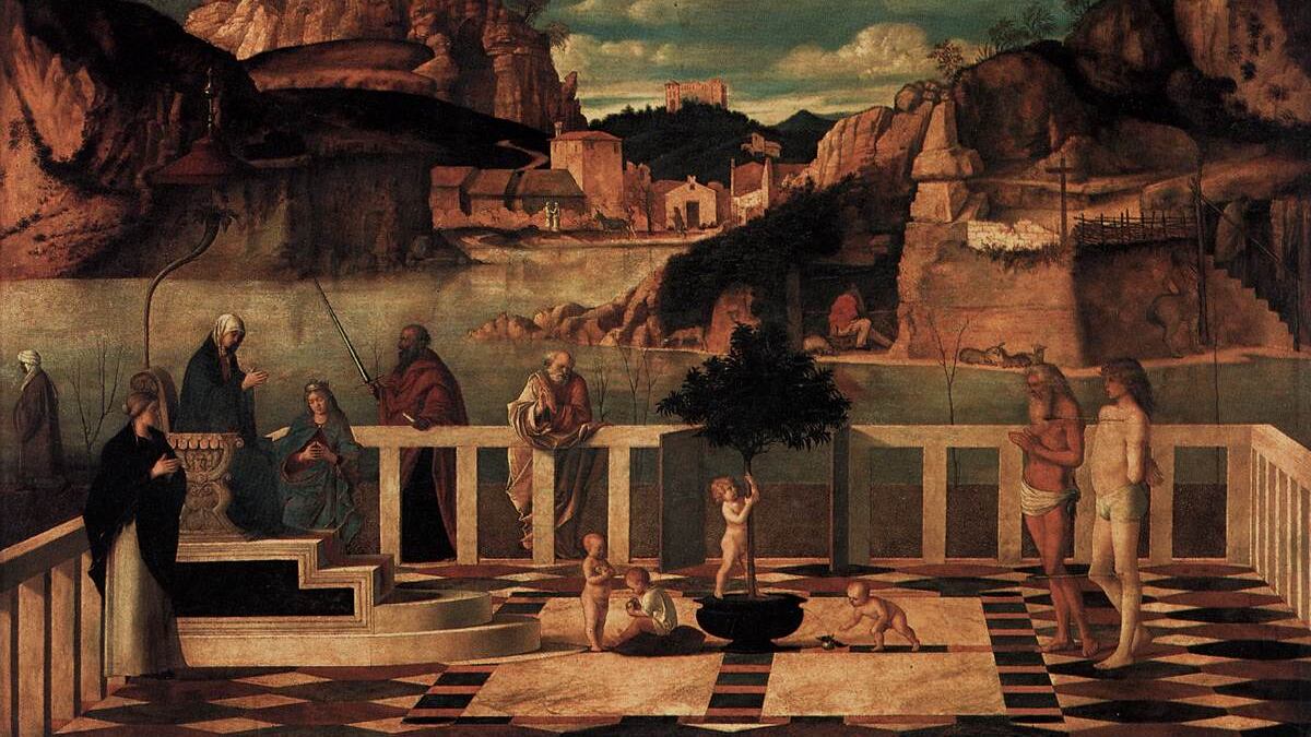 Bellini dietro le quinte dell'"Allegoria sacra"