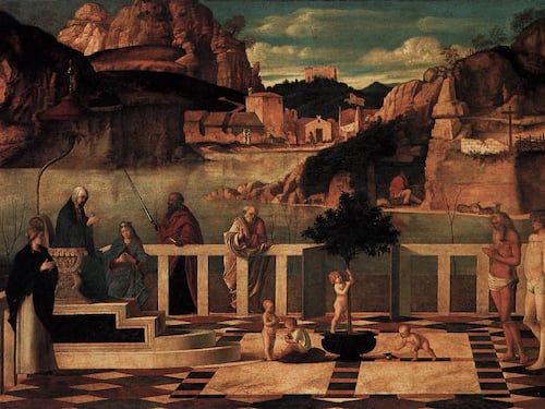 Bellini dietro le quinte dell'"Allegoria sacra"