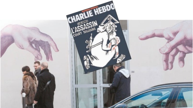 Il Dio con il mitra di "Charlie" fa infuriare cattolici e islamici