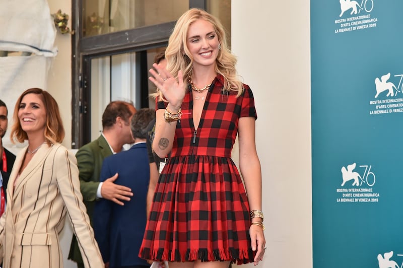 Chiara Ferragni a Venezia per la conferenza stampa di "Unposted" 2