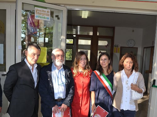 La Boschi torna nella "sua" scuola di Laterina