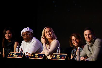 Captain Marvel: il cast del film Marvel a Singapore  9