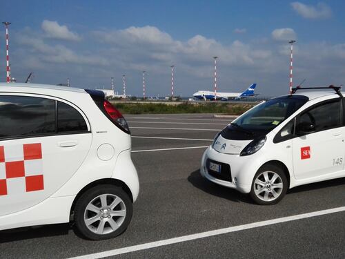 Malpensa aeroporto "green", niente inquinamento con le auto elettriche