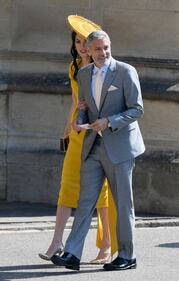 Royal Wedding: George Clooney e Amal alle nozze 11