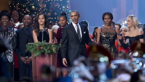 Gli Obama al concerto di Natale 8
