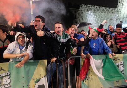 Tifosi azzurri in festa 9
