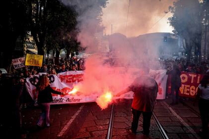 Corteo di studenti in protesta  5