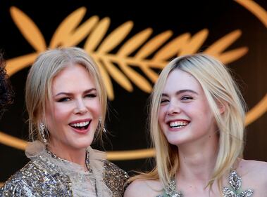 Nicole Kidman ed Elle Fanning sul red carpet di Cannes 9
