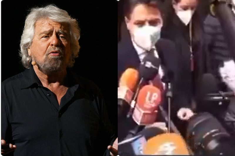 Polveriera M5s, Grillo inchioda Conte con il vecchio video: “Diciamo sì a Draghi”