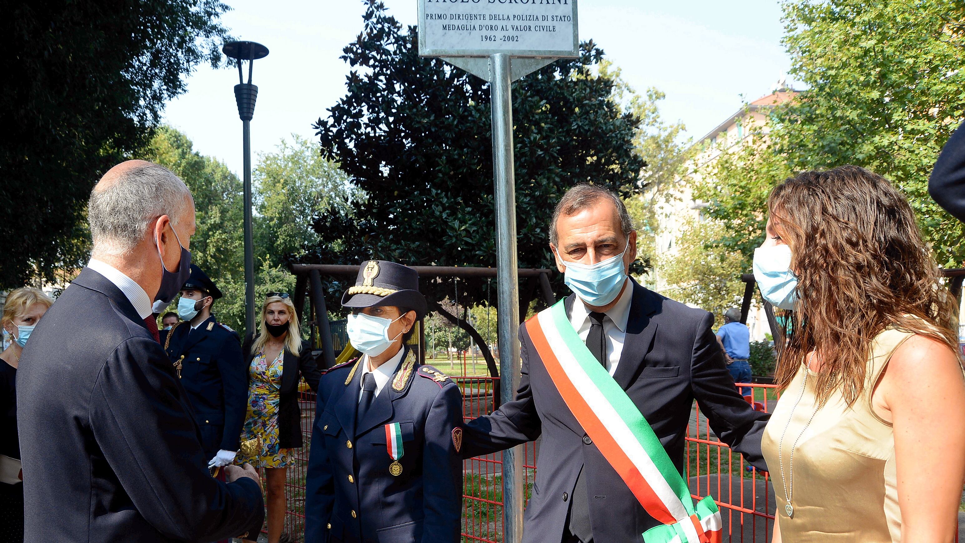 Un giardino dedicato a Paolo Scrofani, il poliziotto eroe