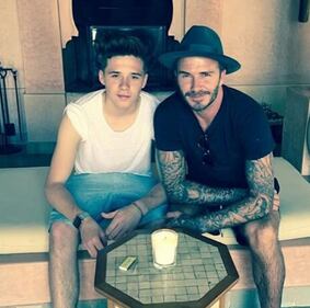 David Beckham, reunion delle Spice Girls per il compleanno 17