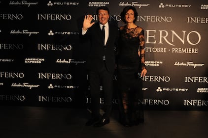 Matteo Renzi alla prima di "Inferno" di Ron Howard 4