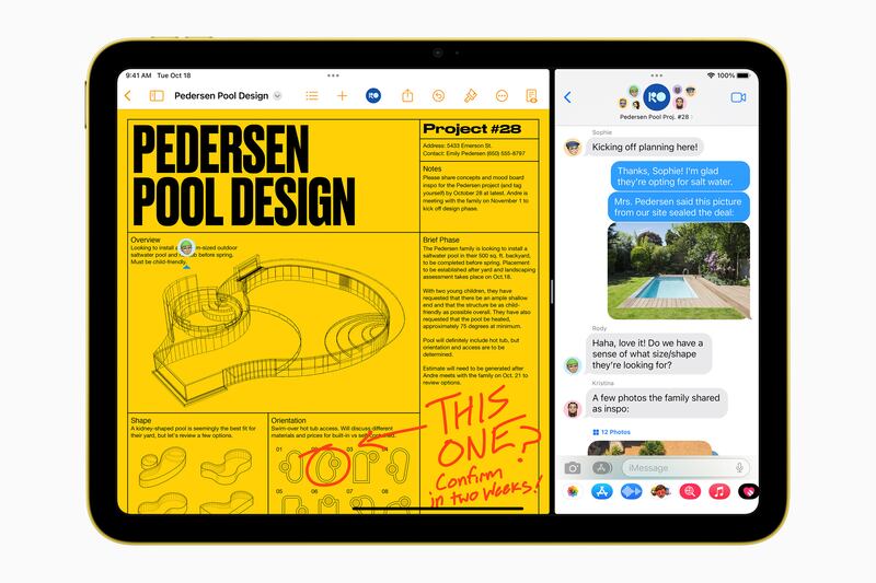 Apple presenta iPad 10 6