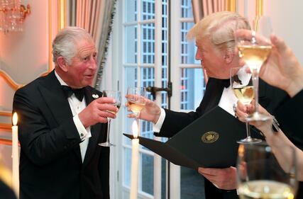 il Presidente Trump e la cena di gala alla Winfield House 4