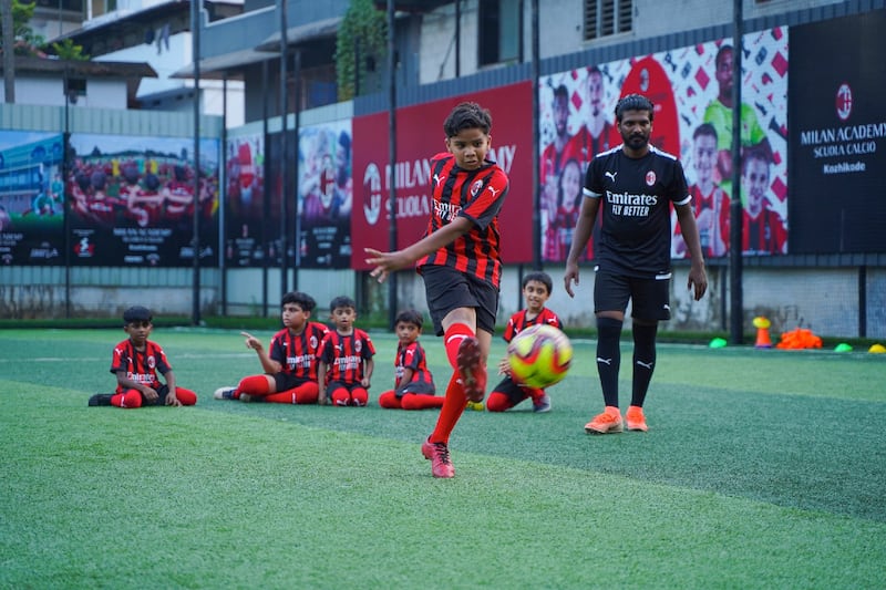Academy del Milan in india