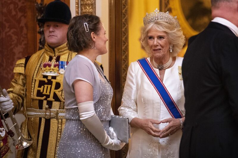 Kate Middleton, le foto al ricevimento di Buckingham Palace 7